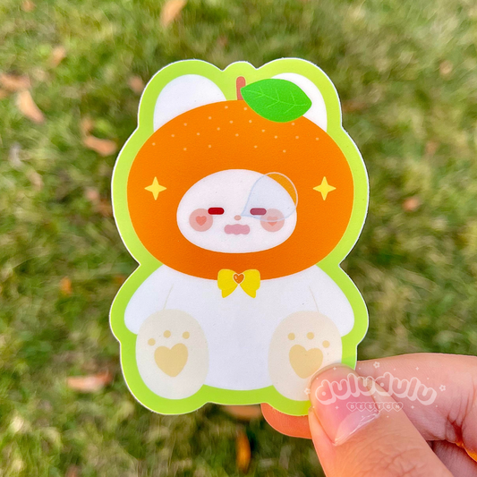 Orange Koko Vinyl Sticker
